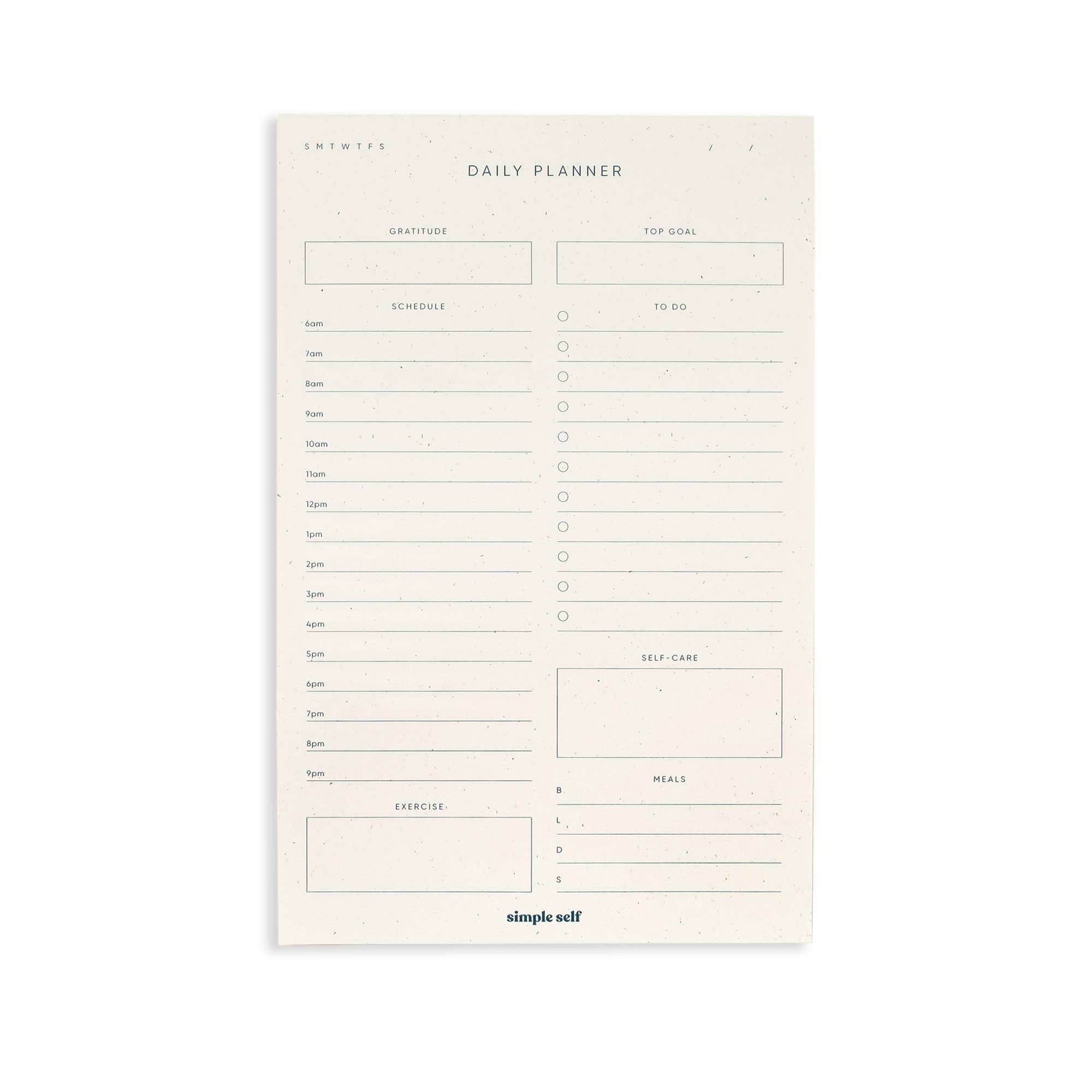 Daily Planner Notepad 52 Sheets 5 5 X 8 5 Simple Self daily-planner-notepad-52-sheets-5-5-x-8-5-simple-self