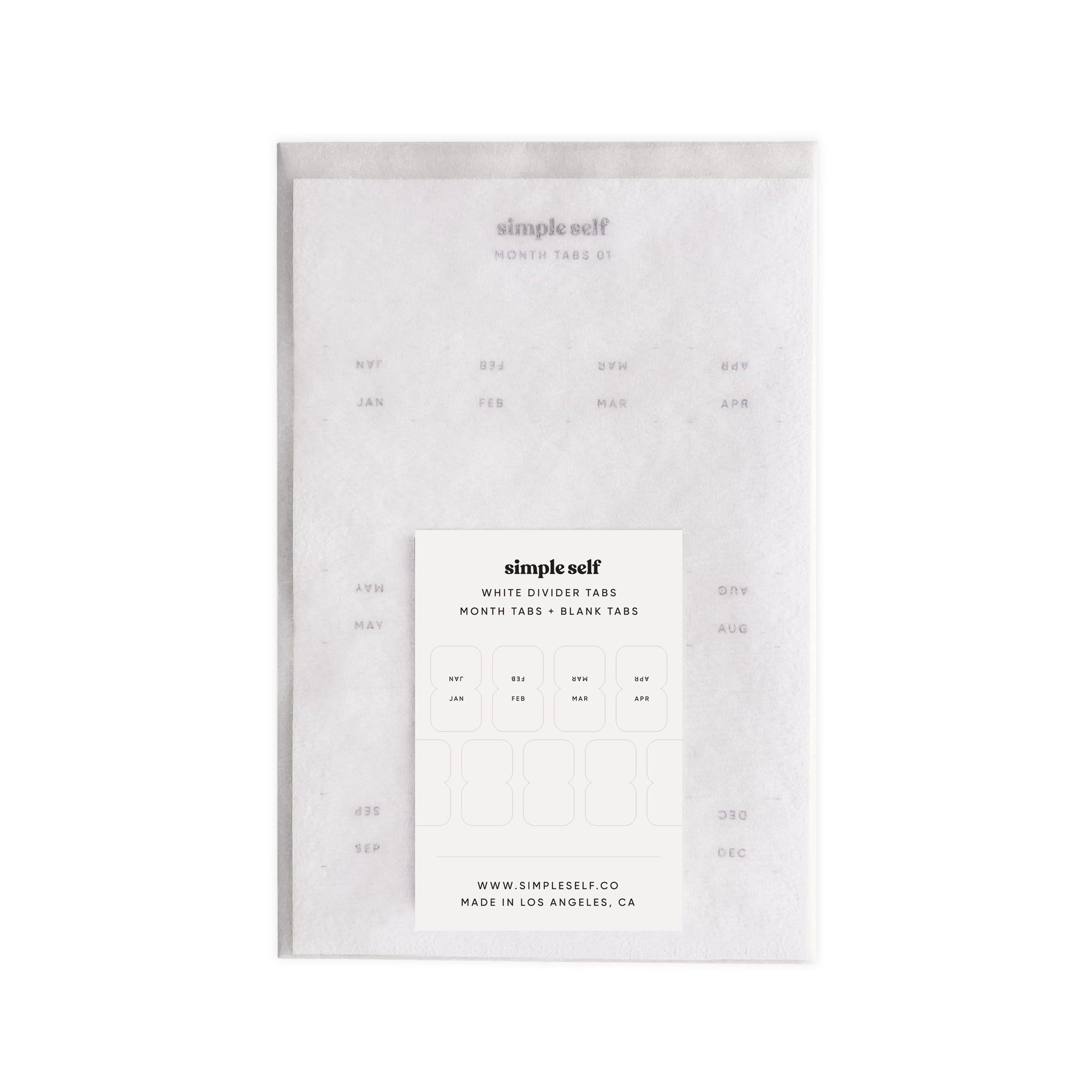 Monthly + Blank Divider Tabs