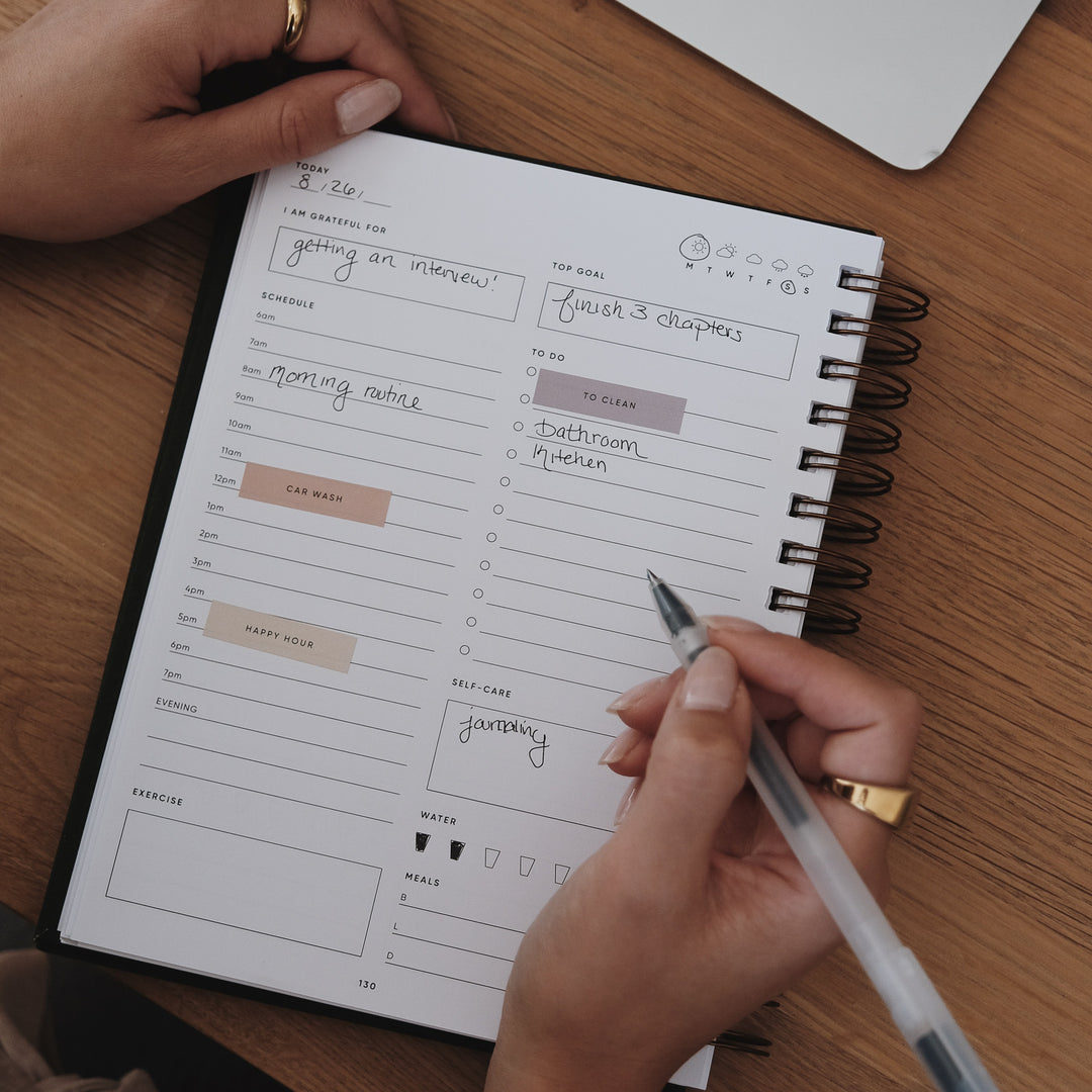 The Self-Care Planner by Simple Self - Daily Edition - 6.5” x 9”
