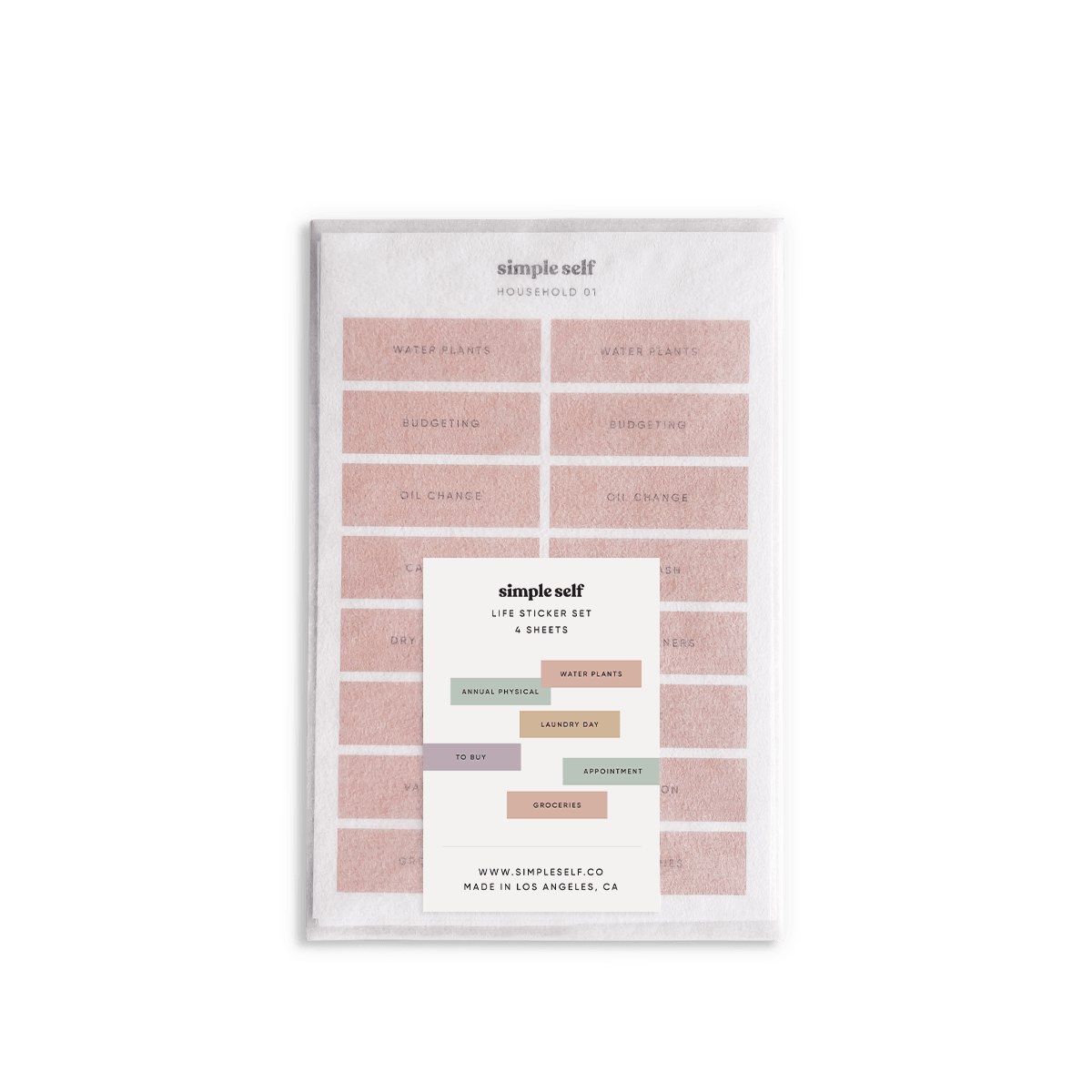 Life Sticker Set – Simple Self