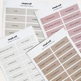 Mental Health Sticker Set