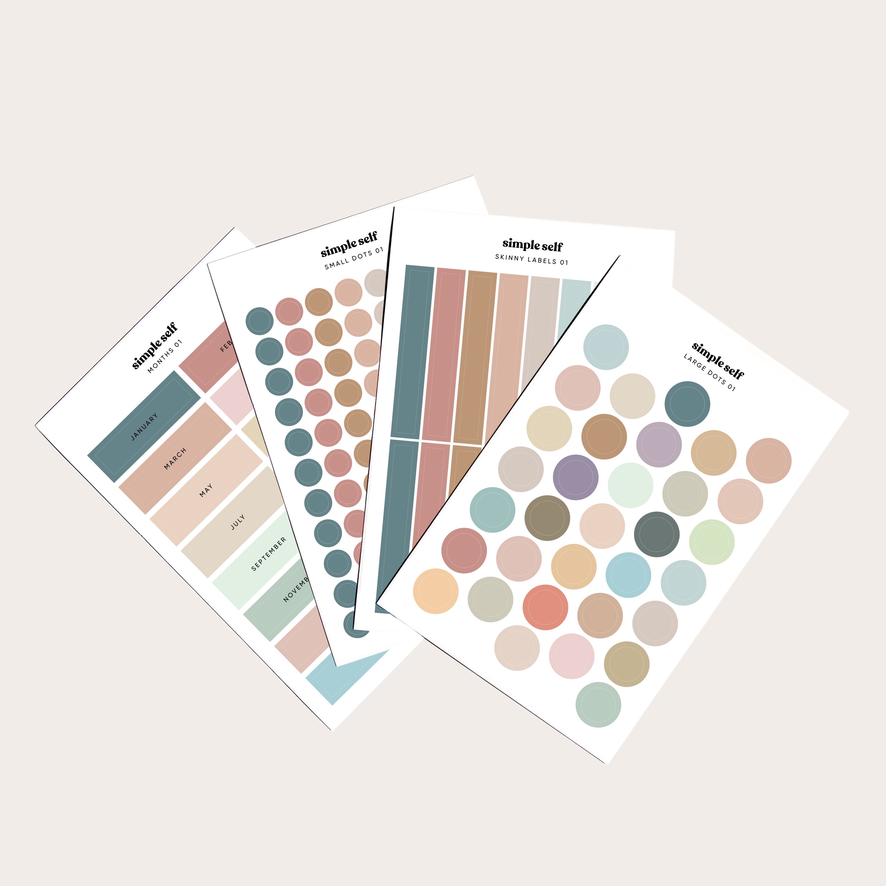 Essentials Sticker Set – Simple Self