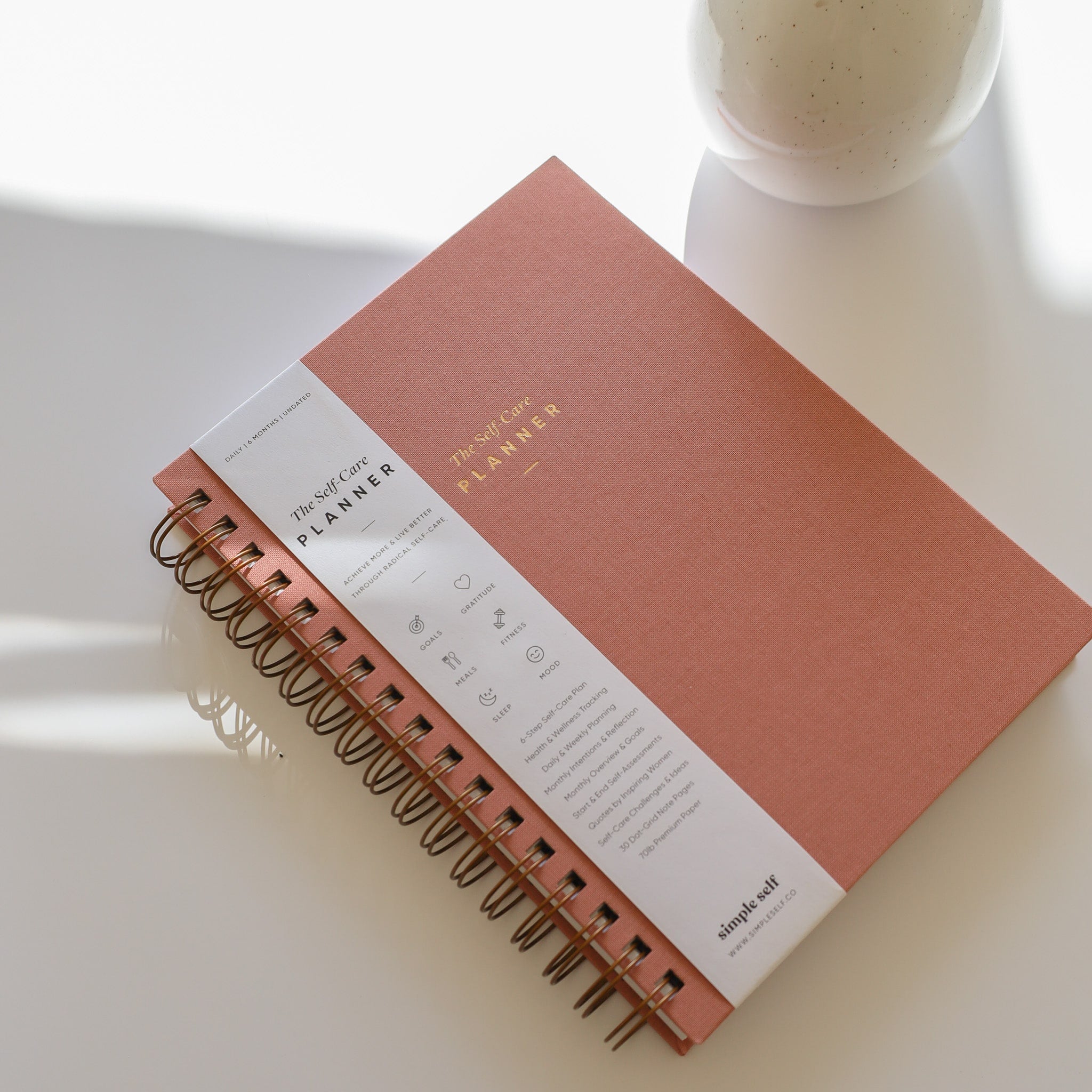 The Self-Care Planner by Simple Self - Weekly Edition - 6.5” x 9”