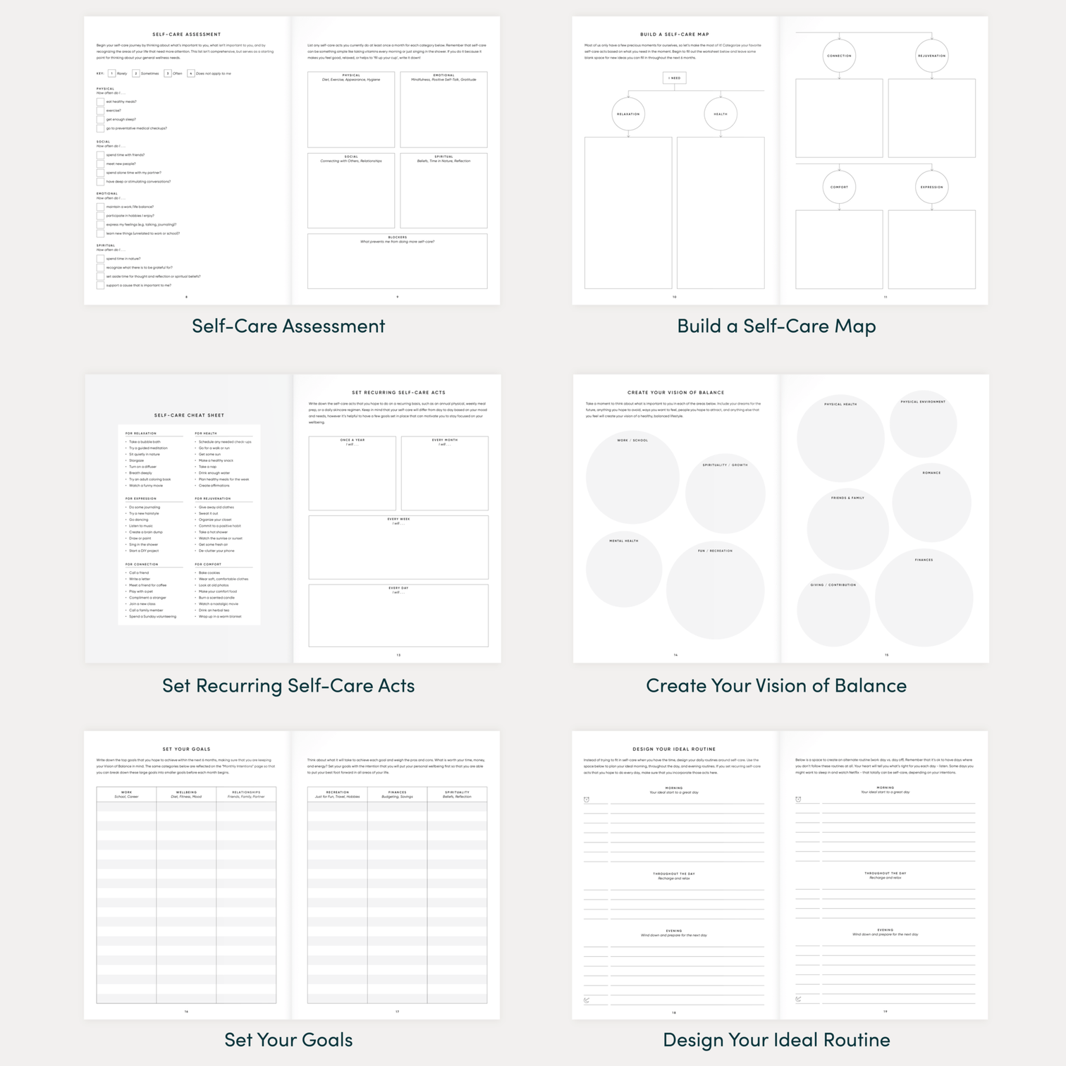The Self-Care Planner by Simple Self - Daily Edition - 6.5” x 9”