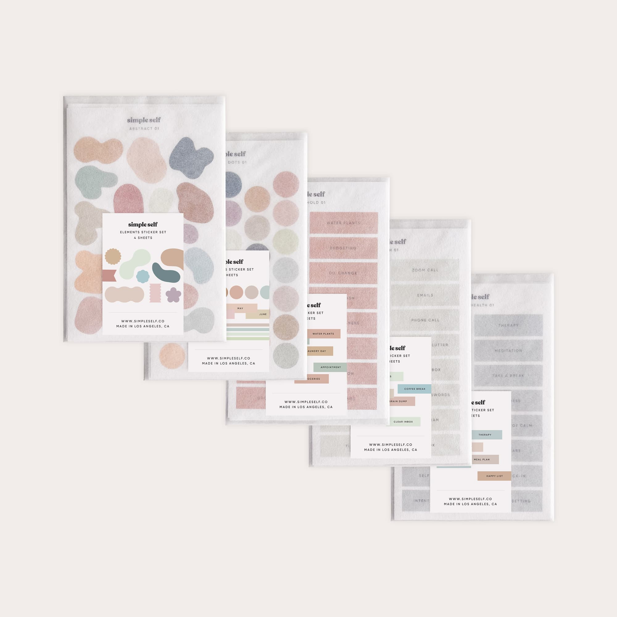 Ultimate Sticker Set Bundle by Simple Self